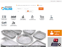 Tablet Screenshot of envaseonline.com